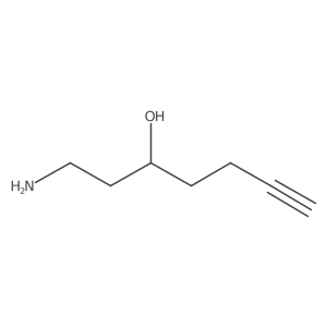 1-Aminohept-6-yn-3-ol Structure