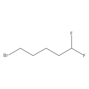5-Bromo-1,1-difluoropentane结构式
