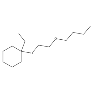 1-(2-Butoxyethoxy)-1-(iodomethyl)cyclohexane Structure