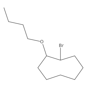 1-Bromo-2-butoxycyclooctane结构式