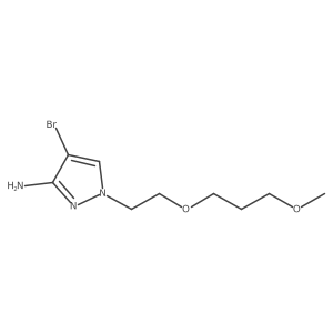 4-bromo-1-[2-(3-methoxypropoxy)ethyl]-1H-pyrazol-3-amine Structure