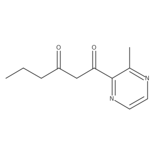 1-(3-Methylpyrazin-2-yl)hexane-1,3-dione Structure
