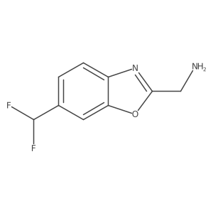 2-(Aminomethyl)-6-(difluoromethyl)benzo[d]oxazole Structure