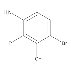 3-Amino-6-bromo-2-fluorophenol Structure
