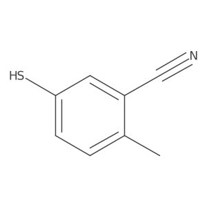 3-Cyano-4-methylthiophenol Structure