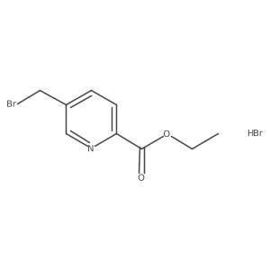 Ethyl 5-(bromomethyl)pyridine-2-carboxylate hydrobromide Structure