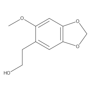 2-(6-Methoxy-1,3-dioxaindan-5-yl)ethan-1-ol结构式