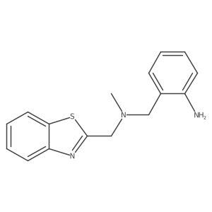 2-({[(1,3-Benzothiazol-2-yl)methyl](methyl)amino}methyl)aniline Structure