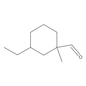 3-Ethyl-1-methylcyclohexane-1-carbaldehyde Structure