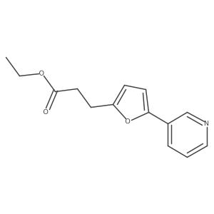 Ethyl 5-(3-pyridinyl)-2-furanpropanoate Structure