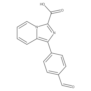 1-(4-Formylphenyl)imidazo[1,5-a]pyridine-3-carboxylic acid结构式