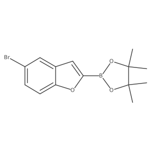 5-Bromobenzofuran-2-boronic acid pinacol ester Structure