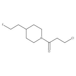 3-Chloro-1-(4-(2-fluoroethyl)piperidin-1-yl)propan-1-one Structure