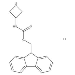 (9H-fluoren-9-yl)methyl azetidin-3-ylcarbamate hydrochloride Structure