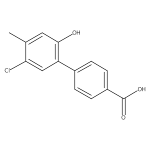 5'-Chloro-2'-hydroxy-4'-methyl-[1,1'-biphenyl]-4-carboxylic acid Structure