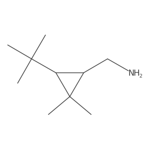 (3-Tert-butyl-2,2-dimethylcyclopropyl)methanamine Structure
