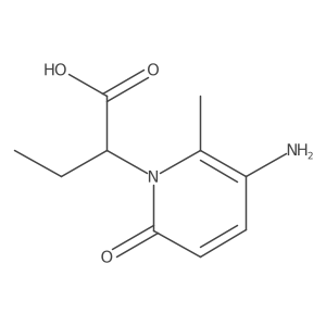 2-(5-Amino-6-methyl-2-oxo-1,2-dihydropyridin-1-yl)butanoic acid Structure