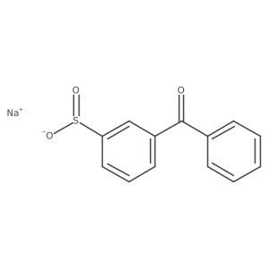 Sodium 3-benzoylbenzene-1-sulfinate Structure