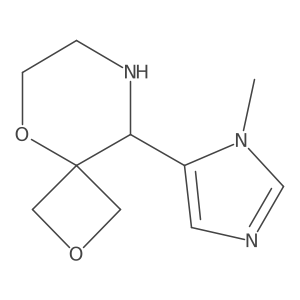 9-(1-methyl-1H-imidazol-5-yl)-2,5-dioxa-8-azaspiro[3.5]nonane Structure