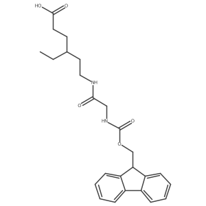 4-ethyl-6-[2-({[(9H-fluoren-9-yl)methoxy]carbonyl}amino)acetamido]hexanoic acid Structure