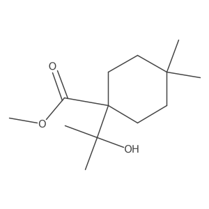 Methyl 1-(2-hydroxypropan-2-yl)-4,4-dimethylcyclohexane-1-carboxylate Structure