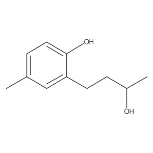 2-[(3R)-3-hydroxybutyl]-4-methylphenol Structure