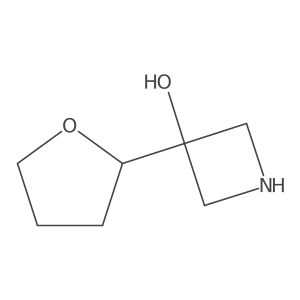 3-(Oxolan-2-yl)azetidin-3-ol Structure