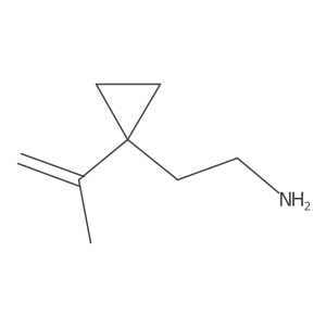 2-[1-(Prop-1-en-2-yl)cyclopropyl]ethan-1-amine结构式