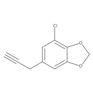 4-Chloro-6-(prop-2-yn-1-yl)-1,3-dioxaindane Structure