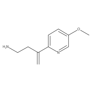 3-(5-Methoxypyridin-2-yl)but-3-en-1-amine Structure