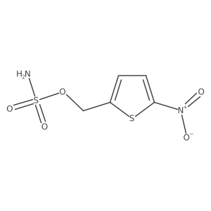 (5-Nitrothiophen-2-yl)methyl sulfamate结构式