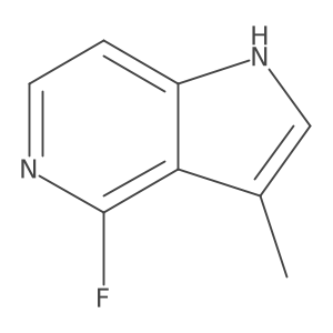 4-fluoro-3-methyl-1H-pyrrolo[3,2-c]pyridine Structure
