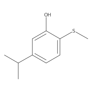 5-Isopropyl-2-(methylthio)phenol Structure