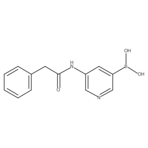 B-[5-[(2-phenylacetyl)amino]-3-pyridinyl]Boronic acid Structure