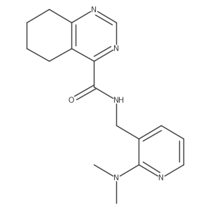 N-{[2-(dimethylamino)pyridin-3-yl]methyl}-5,6,7,8-tetrahydroquinazoline-4-carboxamide Structure
