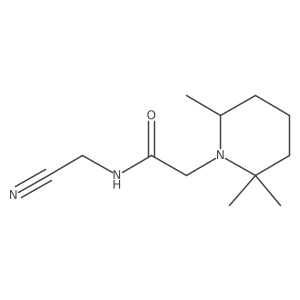 N-(cyanomethyl)-2-(2,2,6-trimethylpiperidin-1-yl)acetamide结构式
