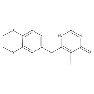 6-[(3,4-Dimethoxyphenyl)methyl]-5-fluoropyrimidine-4-thiol结构式