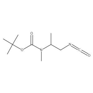 tert-butyl N-(1-isocyanatopropan-2-yl)-N-methylcarbamate Structure