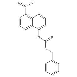 benzyl N-(5-nitro-1-isoquinolyl)carbamate Structure