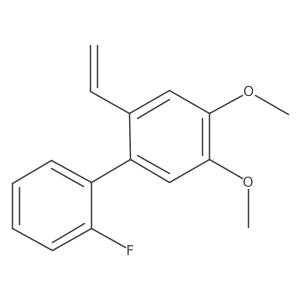 2'-Fluoro-4,5-dimethoxy-2-vinyl-1,1'-biphenyl结构式