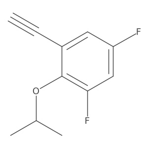 1-Ethynyl-3,5-difluoro-2-isopropoxybenzene Structure