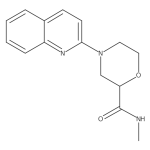 N-methyl-4-(quinolin-2-yl)morpholine-2-carboxamide Structure