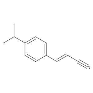 Cinnamonitrile, p-isopropyl-, (Z)-结构式