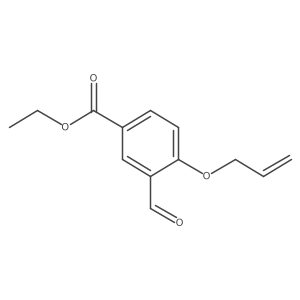 Ethyl 4-(allyloxy)-3-formylbenzoate Structure