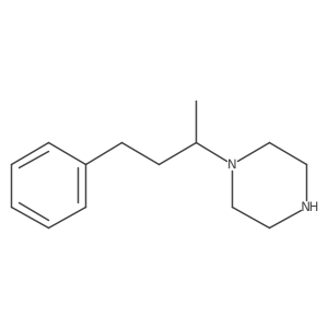 1-(1-Methyl-3-phenylpropyl)piperazine结构式