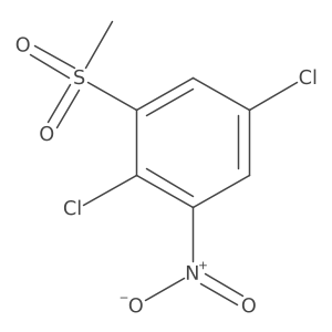 2,5-Dichloro-1-(methylsulfonyl)-3-nitrobenzene Structure