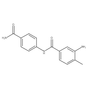 3-Amino-N-[4-(aminocarbonyl)phenyl]-4-methylbenzamide结构式
