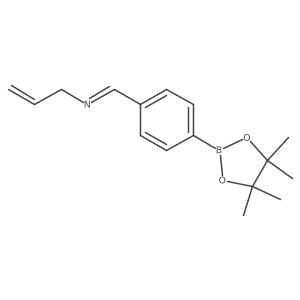 N-Allyl-1-(4-(4,4,5,5-tetramethyl-1,3,2-dioxaborolan-2-yl)phenyl)methanimine Structure