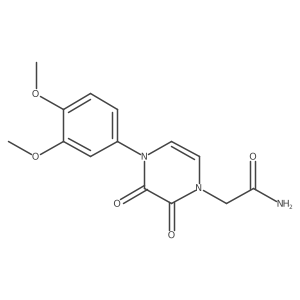 2-(4-(3,4-dimethoxyphenyl)-2,3-dioxo-3,4-dihydropyrazin-1(2H)-yl)acetamide Structure
