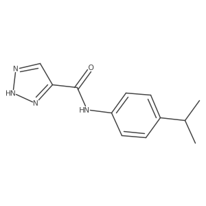 N-(4-isopropylphenyl)-1H-1,2,3-triazole-5-carboxamide Structure